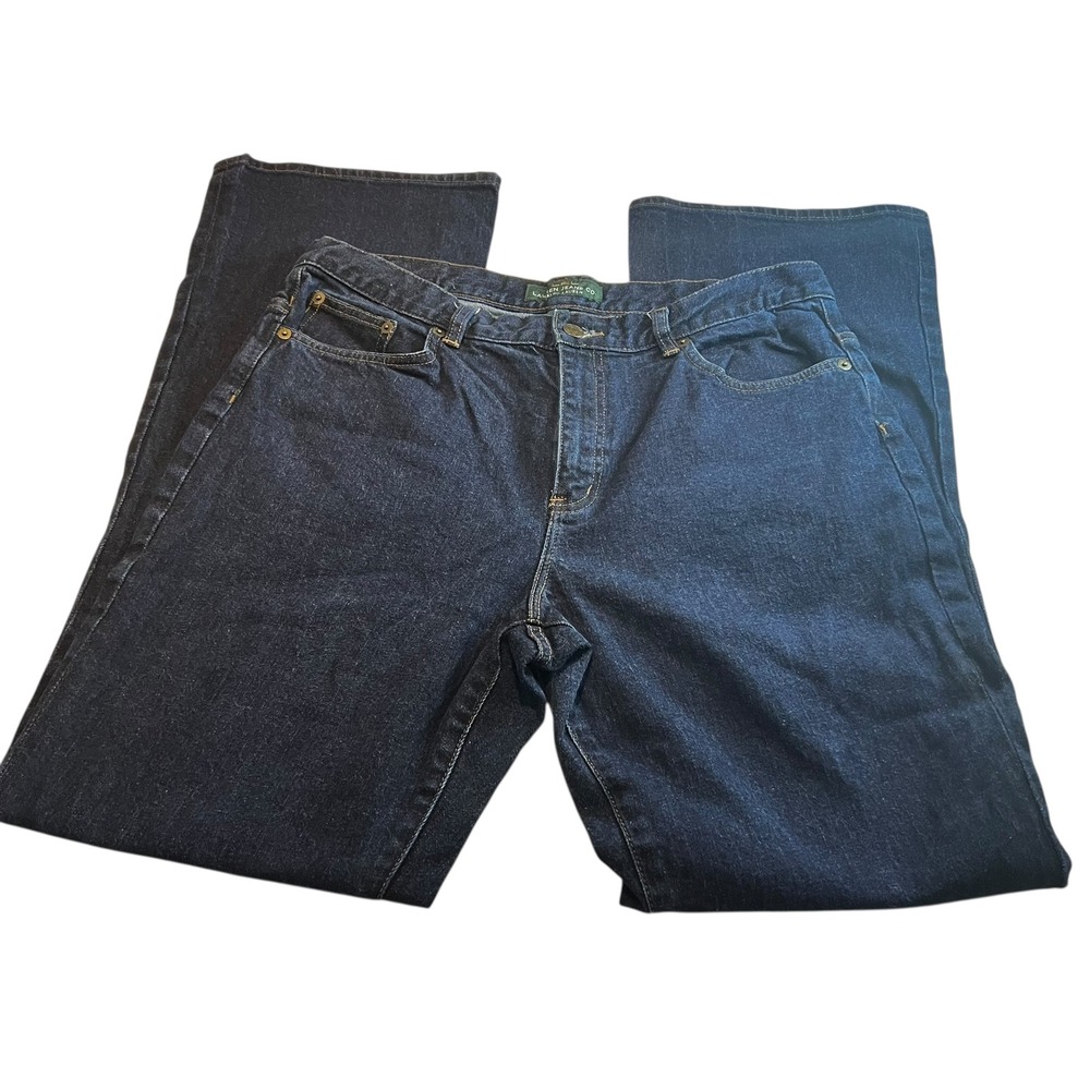 Lauren Jeans Co. Lauren Ralph Lauren Dark Wash Bootcut Jeans Women's Size 12